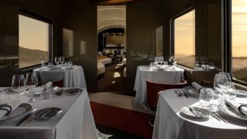 Trem de luxo La Dolce Vita Orient Express em viagens glamorosas pela bela Itália