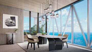 Cobertura de Luxo no Bentley Residences de US$ 37,5 milhões em Miami, com vista para o mar