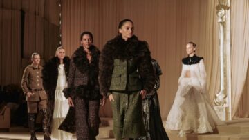 Chanel Coleção Outono Inverno 2025 na Semana de Moda de Paris, no Salon d’Honneur do Grand Palais