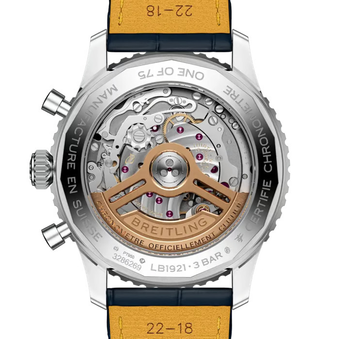 Movimento automático Breitling B19 alta relojoaria suíça