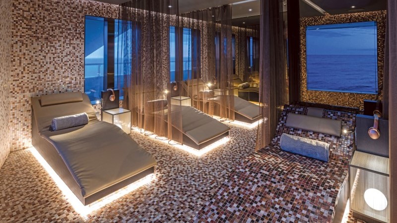 spa relaxation room Scenic Eclipse bem-estar