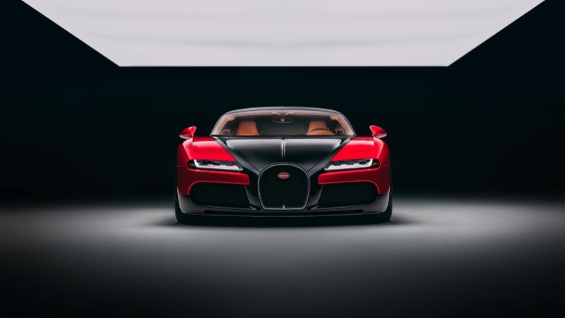 detalhe aerodinâmico Bugatti FKP Hommage engenharia design hipercarro