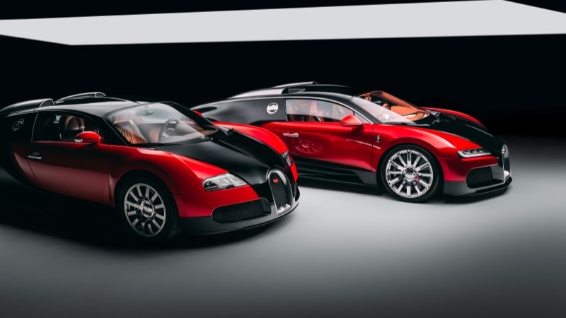 detalhe aerodinâmico Bugatti FKP Hommage engenharia design hipercarro