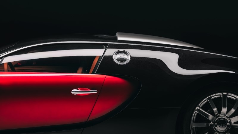 Bugatti FKP Hommage pintura vermelha multicamadas profundidade visual