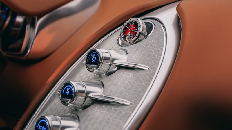 Audemars Piguet Royal Oak Tourbillon integrado painel Bugatti FKP Hommage