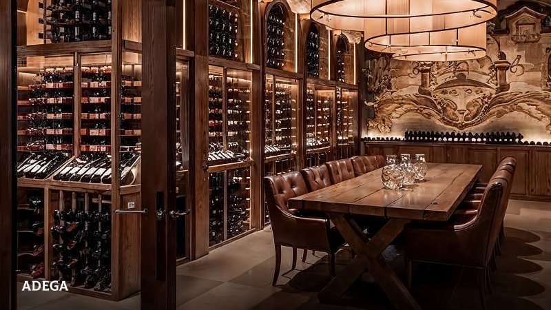 Adega do Galacticos House com curadoria exclusiva de vinhos