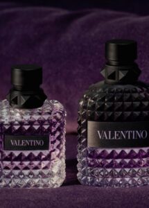 perfume de luxo Valentino Born in Roma Purple Melancholia frasco roxo