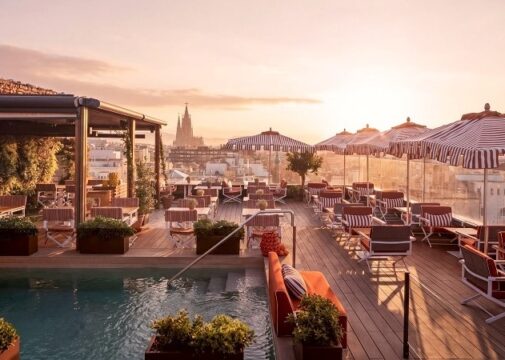 La Dolce Vitae, rooftop de luxo do Majestic Hotel & Spa Barcelona com vista panorâmica de Barcelona