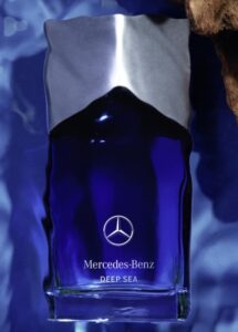 perfume masculino de luxo Mercedes Benz Deep Sea fragrância premium com notas marinhas e alta sofisticação