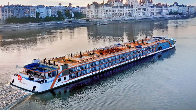 Navio da AmaWaterways em cruzeiro fluvial premium na Europa