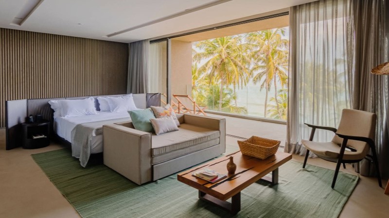 Vila Pássaro Loft no Carmel Taíba com vista panorâmica e piscina privativa