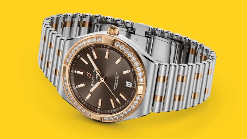 Breitling Chronomat Automatic 36 equipado com calibre Breitling 10 certificado pelo COSC