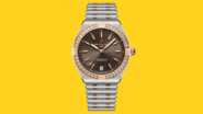 Breitling Chronomat Automatic 36 com mostrador em madrepérola ouro vermelho 18 quilates e movimento automático da relojoaria suíça
