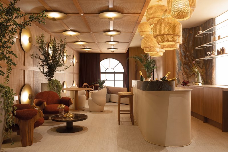 Qalb Boutique Café assinado por Teresa Simões na CASACOR São Paulo 2026