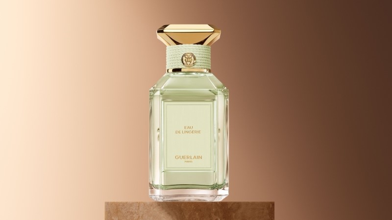 Perfume importado feminino Guerlain Eau de lingerie com íris baunilha e musk branco
