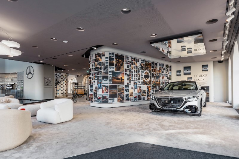 Mercedes Benz Studio em Munique apresenta o novo conceito global de experiência premium da marca