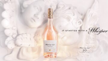 Whispering Angel edição comemorativa de vinte anos produzida pela Château d'Esclans