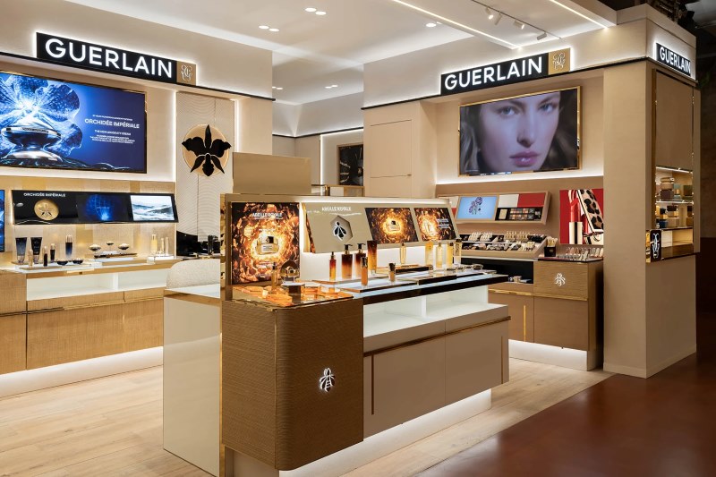 Boutique Guerlain na Mata São Paulo oferecendo experiência premium de beleza e produtos exclusivos da Maison francesa.
