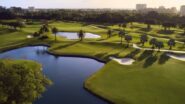 Campo de golfe do The Boca Raton visto de cima