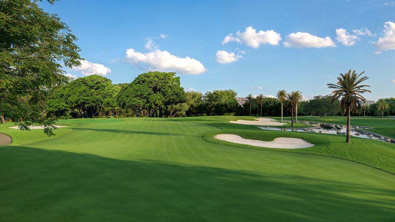 Renderização do novo campo de golfe do The Boca Raton