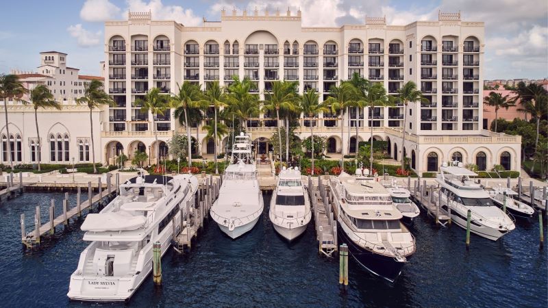 Yacht Club e marina do The Boca Raton