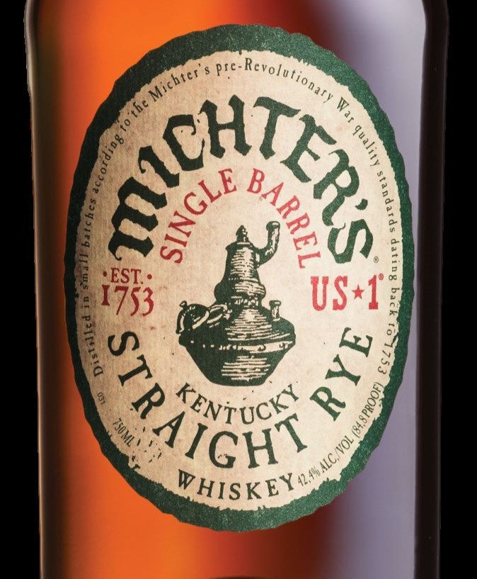 Garrafa de Michter's Straight Rye Whisky