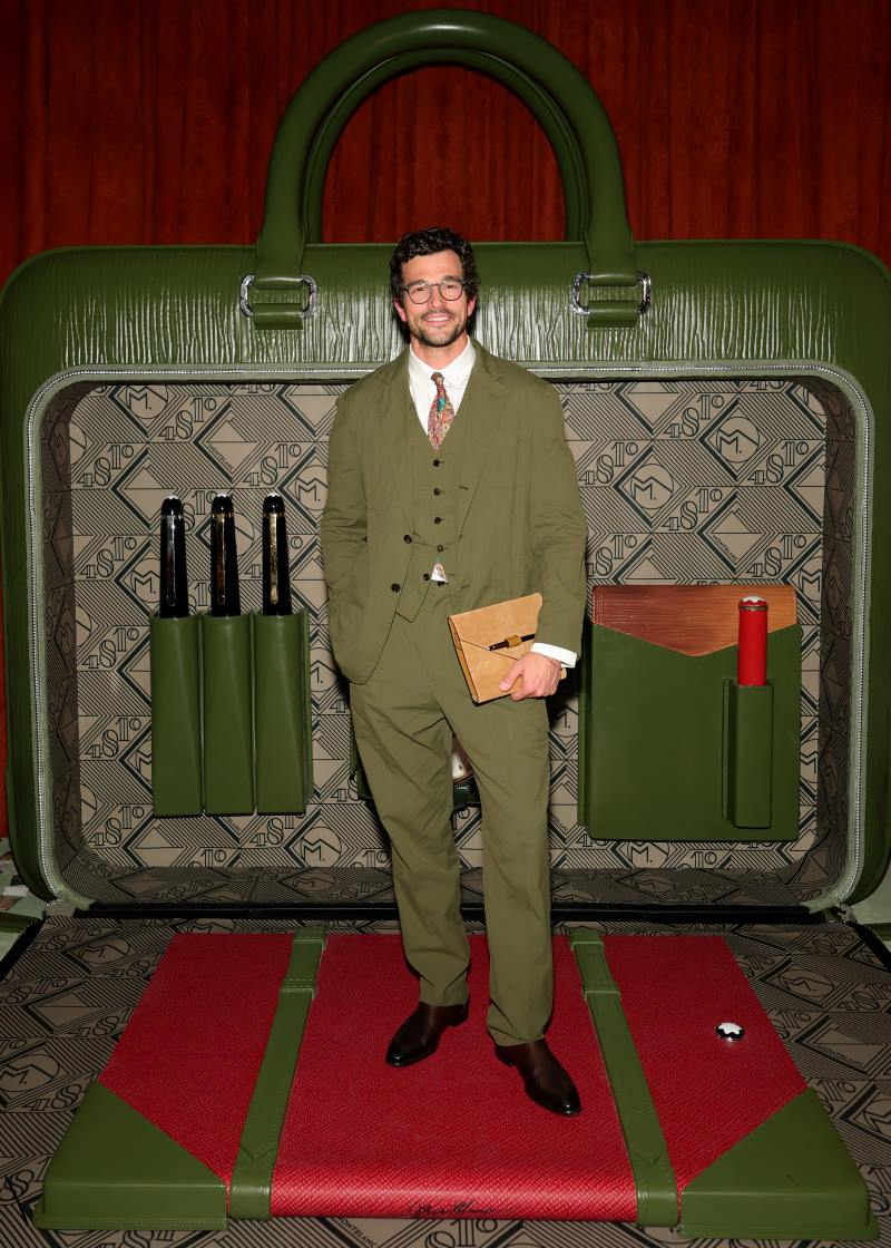 Paul Anthony Kelly na celebração da Montblanc em Nova York