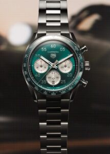 TAG Heuer Carrera Chronograph Sport CDB2112 com mostrador verde