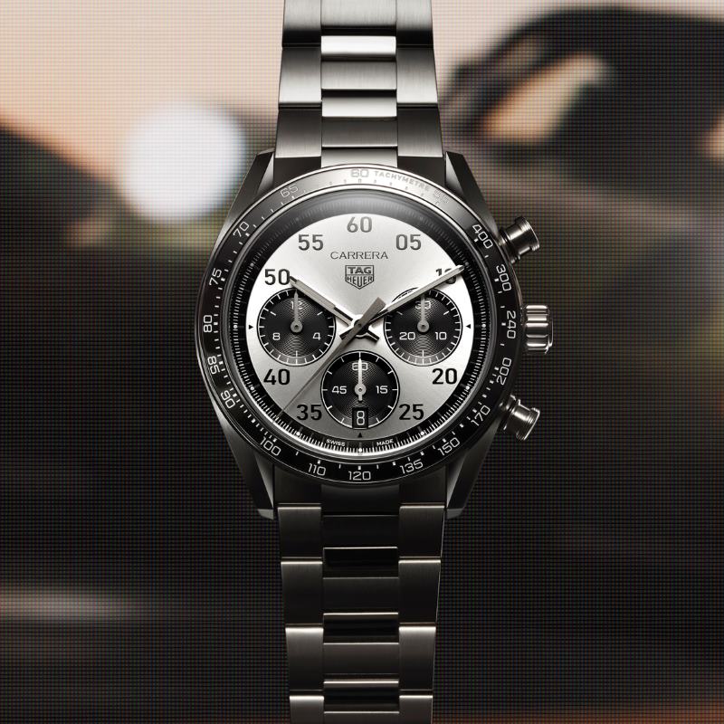 TAG Heuer Carrera Chronograph Sport CDB2113 panda em composição vertical