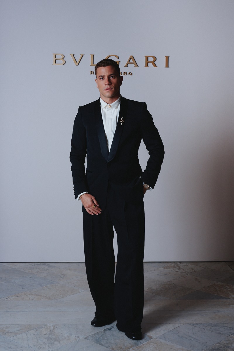 André Lamoglia no evento da Bvlgari na Pinacoteca de São Paulo