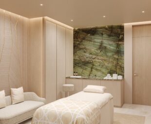 Sala de tratamento do Dior Spa Copacabana Palace