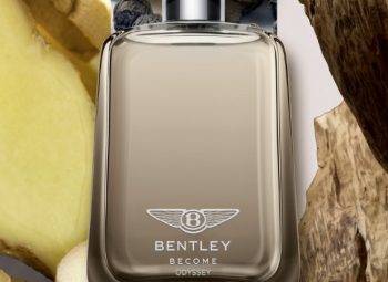 Frasco do perfume Bentley Become Odyssey visto de frente