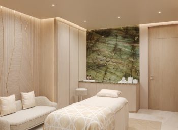 Sala de tratamento do Dior Spa Copacabana Palace