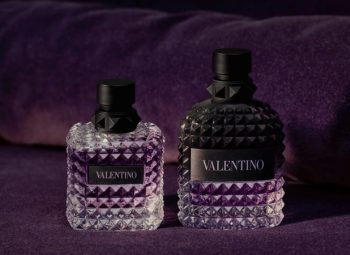 perfume de luxo Valentino Born in Roma Purple Melancholia frasco roxo